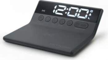 Alarm clock with wireless charging, 3V