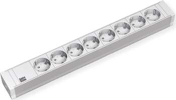 Bachmann 19`` PVC 8x socket strip