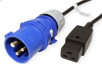 Bachmann cable plug IEC60309-blue - coupling