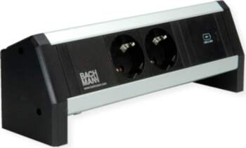 Bachmann DESK 2xprotective contact USB C