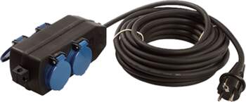 Bachmann distribution socket 4x CEE7/3 10m