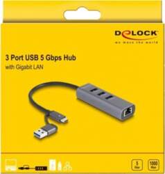 Delock 3 Port USB 5 Gbps