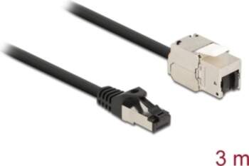 Delock Cable RJ45 plug to Keystone
