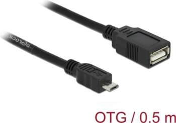 Delock Cable USB micro-B male >