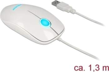 Delock Optical 3-button LED Mouse USB