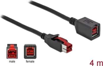 Delock PoweredUSB extension cable 24 V