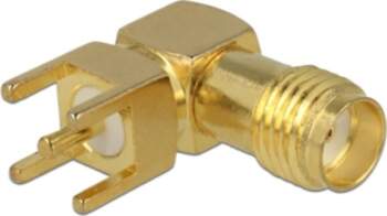 Delock SMA Jack 90° PCB Thread