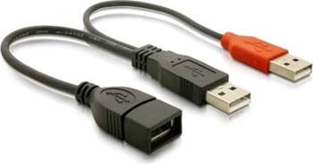 USB2.0 Y cable, 20cm 65306