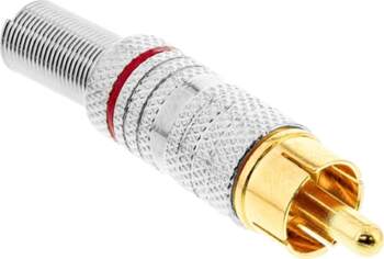 InLine InLine® RCA metal male plug