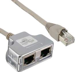 InLine T-Adapter ISDN Cat.5e RJ45
