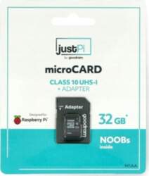 Karta JustPi Raspberry Pi OS sistema