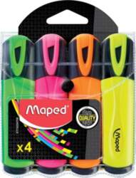 Maped Fluo`Peps marker 4 pc(s) Chisel