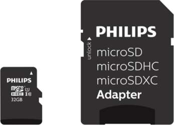 Philips MicroSDHC 32GB class 10/UHS 1