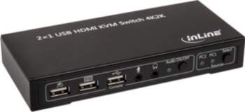 Przecznik InLine InLine KVM Switch, 2-Fach