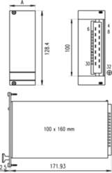 Schroff PSU Front Panel for PSM