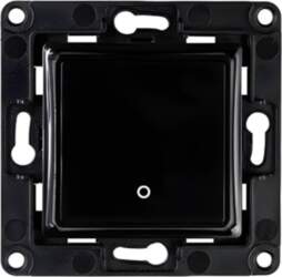 Shelly wall switch 1 button (black)