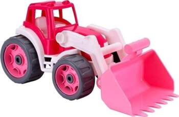 Technok Traktor róowy 025468
