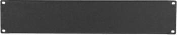 WP RACK  BLANK PANEL 2U BLACK