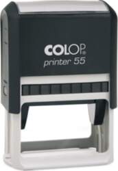 Zīmogs COLOP Printer 55, melns korpuss