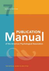 Publication Manual (OFFICIAL)