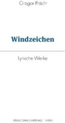 Windzeichen: Lyrische Werke