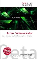 Acorn Communicator: Acorn Computers Ltd, Word