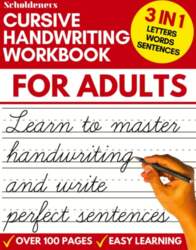 Cursive Handwriting Workbook for Adults: Learn
