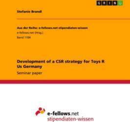 Development of a CSR strategy for