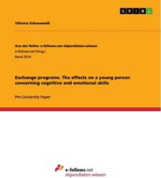 Exchange programs. The effects on a