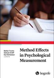 Method Effects in Psychological Measurement