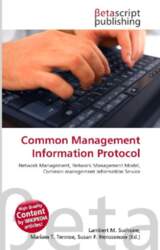 Common Management Information Protocol: Network Management