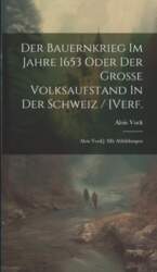 Der Bauernkrieg Im Jahre 1653 Oder