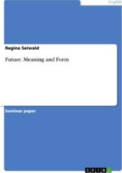 Future. Meaning and Form