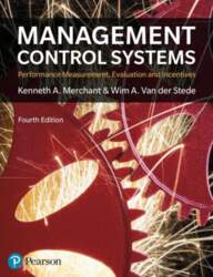 Management Control Systems 4th Edition