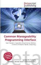 Common Manageability Programming Interface