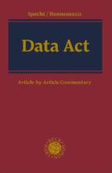 Data Act: Article-by-Article Commentary