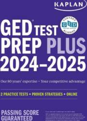 GED Test Prep Plus 2024-2025: Includes