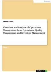 Overview and Analysis of Operations Management