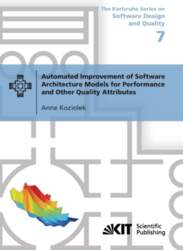 Automated Improvement of Software Architecture Models