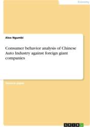 Consumer behavior analysis of Chinese Auto