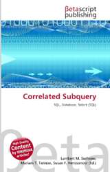 Correlated Subquery: SQL, Database, Select (SQL)