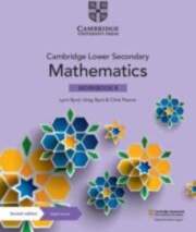 Cambridge Lower Secondary Mathematics Workbook with