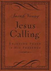 Jesus Calling, Small Brown Leathersoft, with