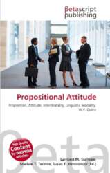Propositional Attitude: Proposition, Attitude, Intentionality, Linguistic