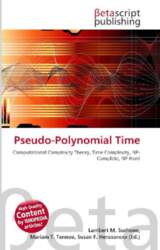 Pseudo-Polynomial Time: Computational Complexity Theory, Time