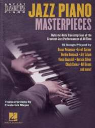 Jazz Piano Masterpieces - Note-For-Note Transcriptions