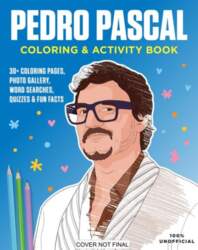 Pedro Pascal Coloring & Activity Book