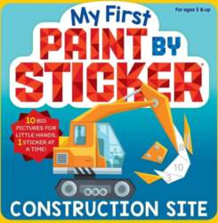 My First Paint by Sticker: Construction