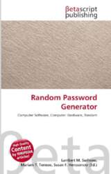 Random Password Generator: Computer Software, Computer