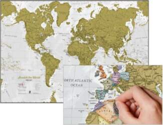Scratch the World: Scratch Map of